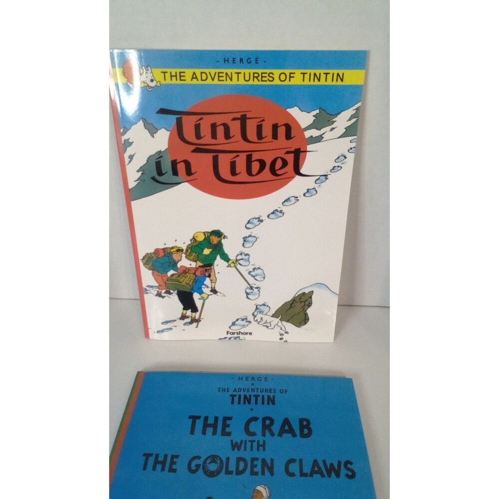 Lot Of 3 Adventures Of Tintin Books